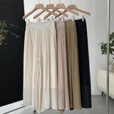 とろみパンツ レディース 綿麻スカンツ夏 | ANGELCLOSET | 詳細画像15