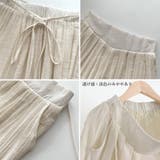 とろみパンツ レディース 綿麻スカンツ夏 | ANGELCLOSET | 詳細画像4