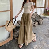 とろみパンツ レディース 綿麻スカンツ夏 | ANGELCLOSET | 詳細画像9
