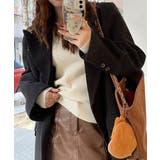 裏起毛ニットトップス Vネックリブニット | SUNSHINE CLOSET | 詳細画像5 