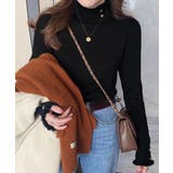 裏起毛 ハイネックニットトップスフリル襟 | SUNSHINE CLOSET | 詳細画像5 