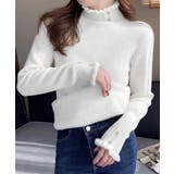 裏起毛 ハイネックニットトップスフリル襟 | SUNSHINE CLOSET | 詳細画像9 