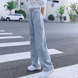 デニムストレートパンツ ダメージジーンス | SUNSHINE CLOSET | 詳細画像4 