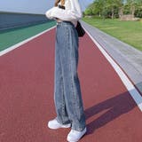 ストレートデニムパンツ ハイウエスト美脚 | SUNSHINE CLOSET | 詳細画像1 