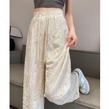 蝶柄ワイドパンツ ダメージロングパンツ夏 | SUNSHINE CLOSET | 詳細画像15 