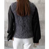 ふわふわファーベストVネックニットベスト | SUNSHINE CLOSET | 詳細画像23 