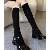 カシミヤ風 フリルロングソックス 暖かい | SUNSHINE CLOSET | 詳細画像4