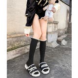 カシミヤ風 フリルロングソックス 暖かい | SUNSHINE CLOSET | 詳細画像7