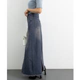 デニムロングスカート バックスリット韓国 | SUNSHINE CLOSET | 詳細画像11 