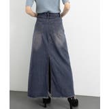 デニムロングスカート バックスリット韓国 | SUNSHINE CLOSET | 詳細画像12 