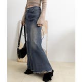 デニムロングスカート バックスリット韓国 | SUNSHINE CLOSET | 詳細画像15 