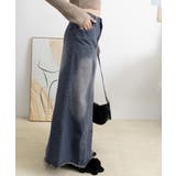 デニムロングスカート バックスリット韓国 | SUNSHINE CLOSET | 詳細画像16 