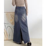 デニムロングスカート バックスリット韓国 | SUNSHINE CLOSET | 詳細画像17 