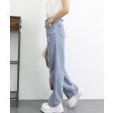 ピンク ダメージデニムパンツ レディース | SUNSHINE CLOSET | 詳細画像13 