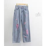 ピンク ダメージデニムパンツ レディース | SUNSHINE CLOSET | 詳細画像16 