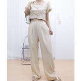 セットアップ春夏半袖トップスワイドパンツ | ANGELCLOSET | 詳細画像13