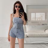 デニム ショートパンツ ハイウエスト美脚 | SUNSHINE CLOSET | 詳細画像3 