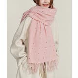 ドット柄 大判マフラーフリンジストール冬 | SUNSHINE CLOSET | 詳細画像18 