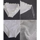 大人可愛い水着フェミニン 小胸盛れるシャーリング水着 ポコポコ素材スイムウェア | SUNSHINE CLOSET | 詳細画像13 