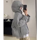 エコダウンジャケットショート中綿ブルゾン | ANGELCLOSET | 詳細画像1