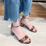 キャメル | アンクルストラップ サンダル レディース | ANGELCLOSET