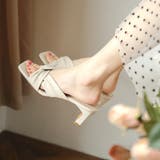 セットバックヒール サンダル レディース | SUNSHINE CLOSET | 詳細画像5 