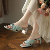 セットバックヒール サンダル レディース | SUNSHINE CLOSET | 詳細画像8 