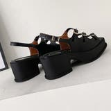 韓国 厚底 ヒールサンダル レディース | SUNSHINE CLOSET | 詳細画像13