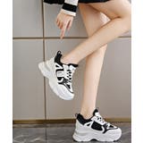 厚底ダッドスニーカー ボリューム感 美脚 | ANGELCLOSET | 詳細画像2
