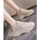 厚底ダッドスニーカー レースアップ 美脚 | ANGELCLOSET | 詳細画像13