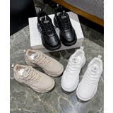 厚底ダッドスニーカー レースアップ 美脚 | ANGELCLOSET | 詳細画像15