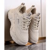 厚底ダッドスニーカー レースアップ 美脚 | ANGELCLOSET | 詳細画像19