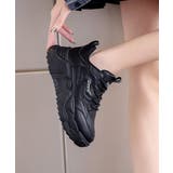 厚底ダッドスニーカー レースアップ 美脚 | ANGELCLOSET | 詳細画像4
