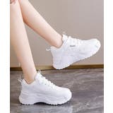 厚底ダッドスニーカー レースアップ 美脚 | ANGELCLOSET | 詳細画像6