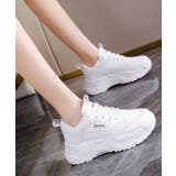 厚底ダッドスニーカー レースアップ 美脚 | ANGELCLOSET | 詳細画像8