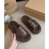 ファーサンダル 厚底 レトロボアサンダル | SUNSHINE CLOSET | 詳細画像18 