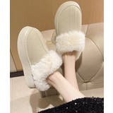 ファーサボサンダル厚底レディースモカシン | ANGELCLOSET | 詳細画像10