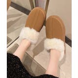 ファーサボサンダル厚底レディースモカシン | ANGELCLOSET | 詳細画像4