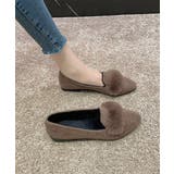 ファー付きパンプスポインテッドトゥ韓国風 | SUNSHINE CLOSET | 詳細画像1