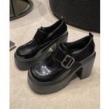 厚底ローファーレディース太ヒールパンプス | SUNSHINE CLOSET | 詳細画像11