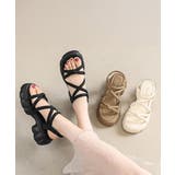 クロスストラップサンダルレディース厚底靴 | SUNSHINE CLOSET | 詳細画像15 
