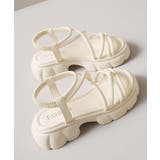 クロスストラップサンダルレディース厚底靴 | SUNSHINE CLOSET | 詳細画像21 