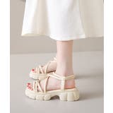 クロスストラップサンダルレディース厚底靴 | SUNSHINE CLOSET | 詳細画像8 