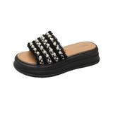 厚底サンダル パール付きフラットサンダル | SUNSHINE CLOSET | 詳細画像17