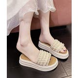 厚底サンダル パール付きフラットサンダル | SUNSHINE CLOSET | 詳細画像8