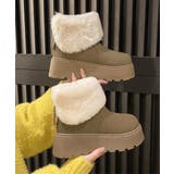 厚底ムートンブーツ 裏起毛ショートブーツ | SUNSHINE CLOSET | 詳細画像8