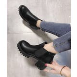 サイドゴアブーツチャンキーヒールブーティ | SUNSHINE CLOSET | 詳細画像13 