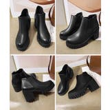 サイドゴアブーツチャンキーヒールブーティ | SUNSHINE CLOSET | 詳細画像16 