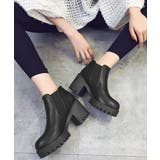 サイドゴアブーツチャンキーヒールブーティ | SUNSHINE CLOSET | 詳細画像6 