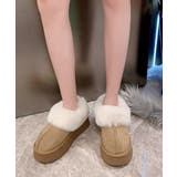 厚底ムートブーツ もこもこショートブーツ | SUNSHINE CLOSET | 詳細画像16 